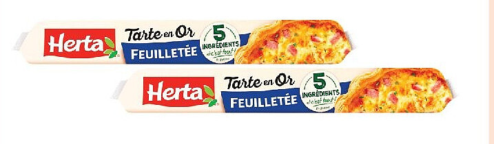 Pâte feuilletée Tarte en Or Herta