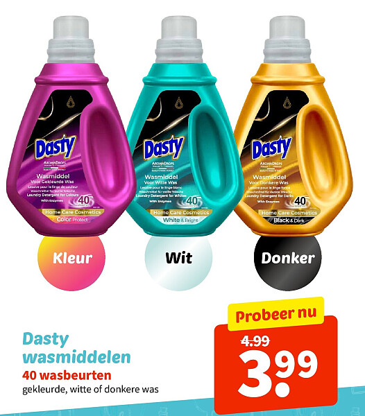 Dasty wasmiddelen