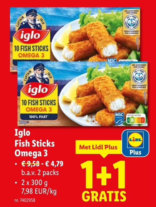Fish Sticks Omega 3