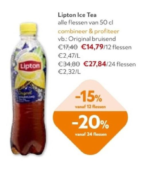 Lipton Ice Tea Original bruisend