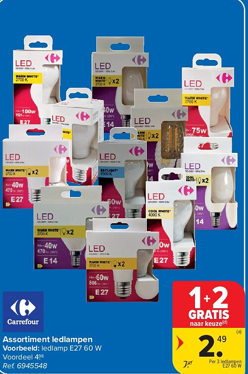 Assortiment ledlampen