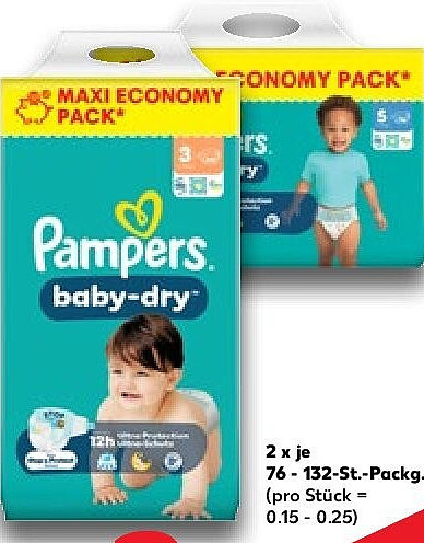 Pampers Windeln oder Pants Maxi-Economy-Pack