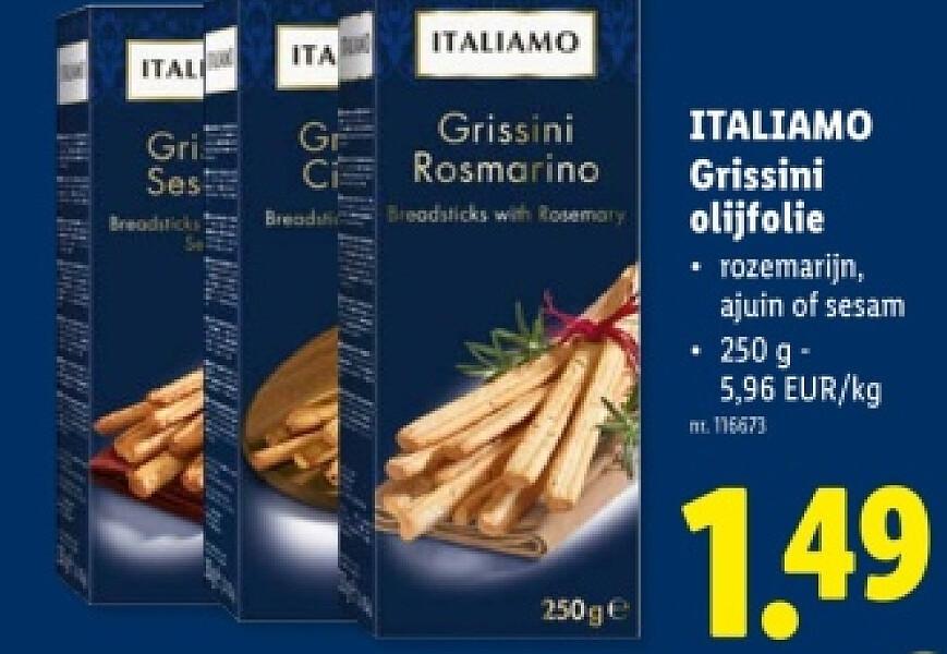 Grissini olijfolie
