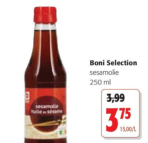 Boni Selection sesamolie 250 ml
