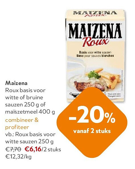 Maizena Roux basis voor witte sauzen 250 g
