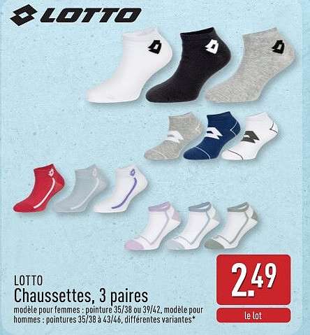 Chaussettes, 3paires