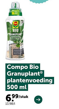 Compo Bio Granuplant® plantenvoeding 500 ml