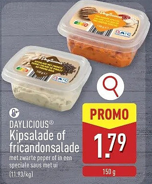 Kipsalade of fricandonsalade