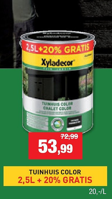 TUINHUIS COLOR 2,5L + 20% GRATIS