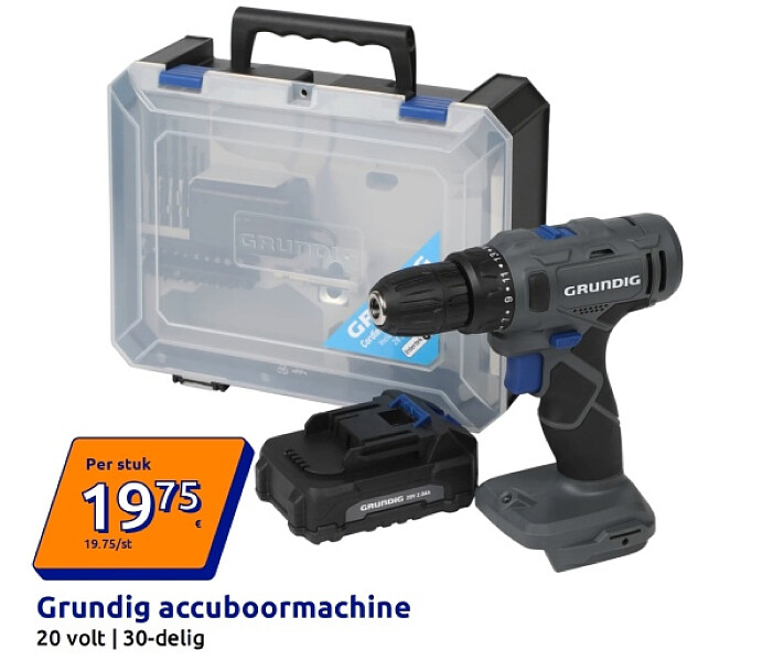 Grundig accuboormachine