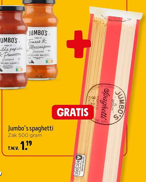 Jumbo’s spaghetti