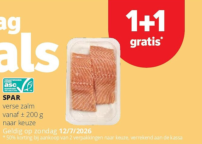 SPAR verse zalm vanaf ± 200 g