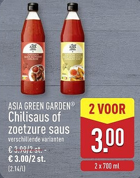 Chilisaus of zoetzure saus
