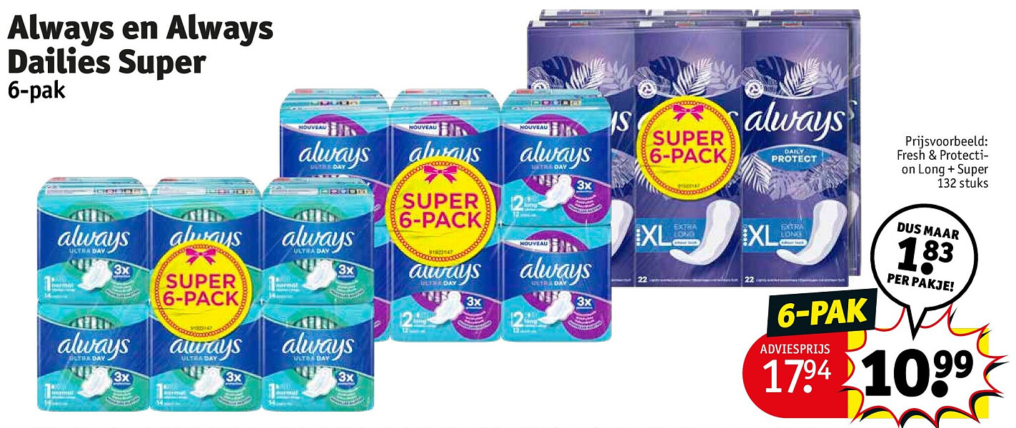 Always en Always Dailies Super