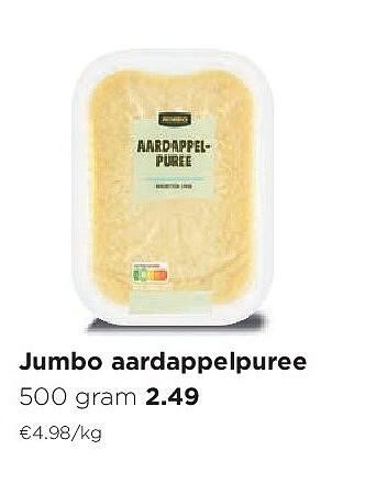 Jumbo aardappelpuree