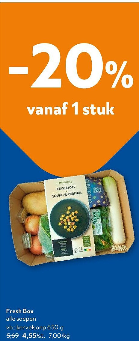 Fresh Box kervelsoep 650 g