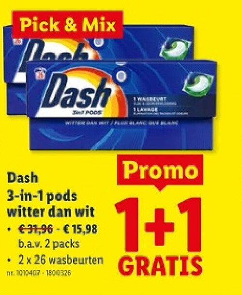 3-in-1 pods witter dan wit