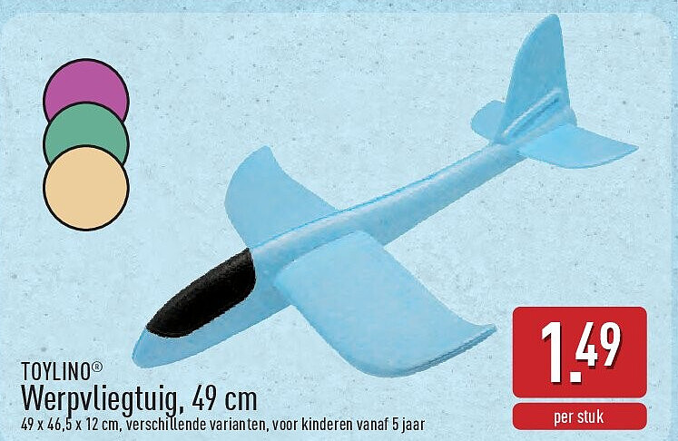 Werpvliegtuig, 49cm