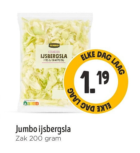 Jumbo ijsbergsla