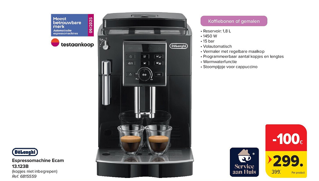 Espressomachine Ecam 13.123B
