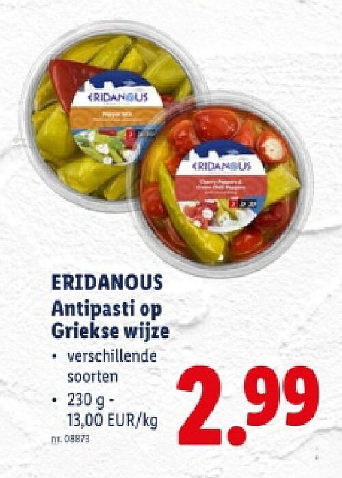 Antipasti oр Griekse wijze