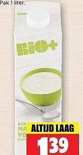 BIO+ magere yoghurt