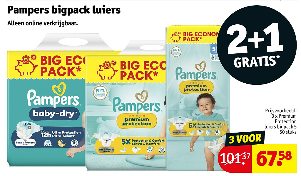 Pampers bigpack luiers