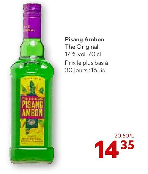 Pisang Ambon The Original 17 % vol 70 cl