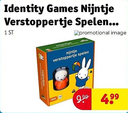Identity Games Nijntje Verstoppertje Spelen...
