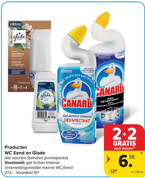 Producten WC Eend en Glade