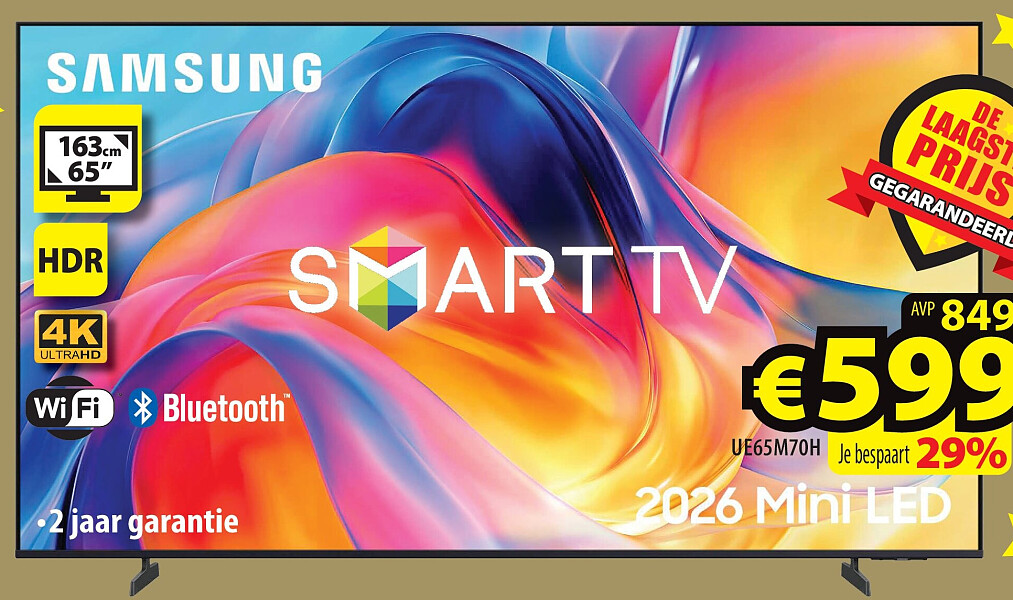 Samsung 65 inch Smart TV UE65M70H