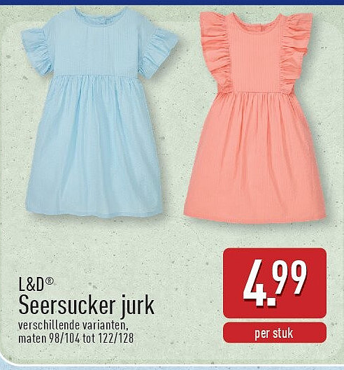 Seersucker jurk