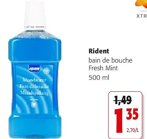 Rident bain de bouche Fresh Mint 500 ml