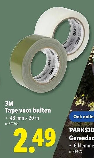 Tape voor buiten