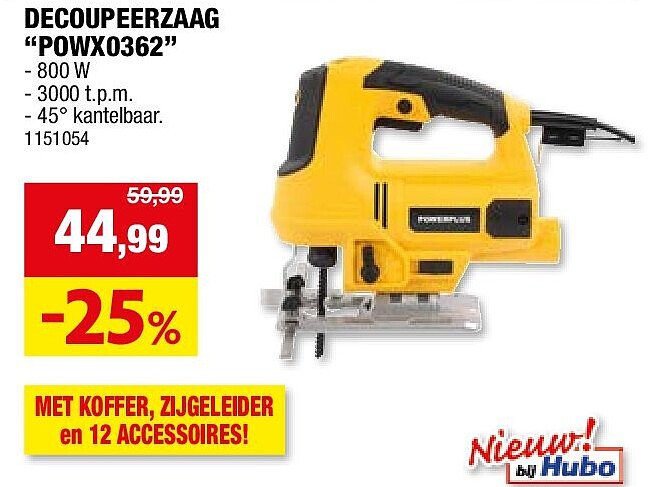 DECOUPEERZAAG “POWX0362”