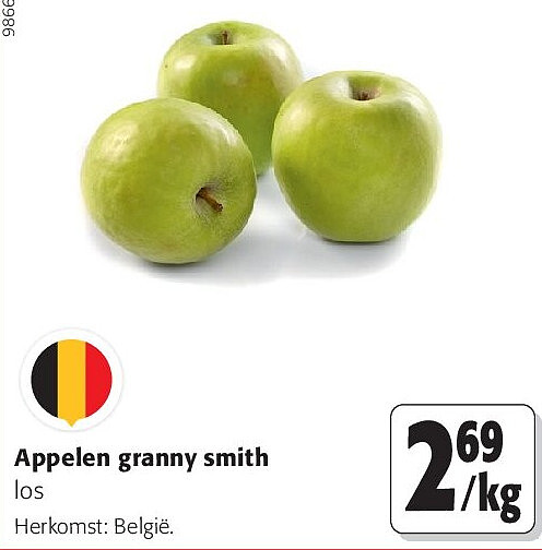 Appelen granny smith