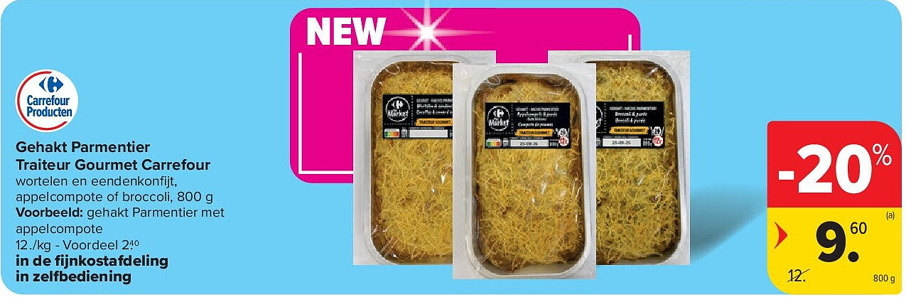 Gehakt Parmentier Traiteur Gourmet Carrefour