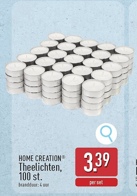 HOME CREATION® Theelichten, 100st.