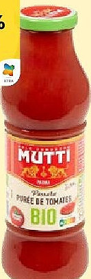 Mutti passata (560 g) of tomatenpulp (400 g)