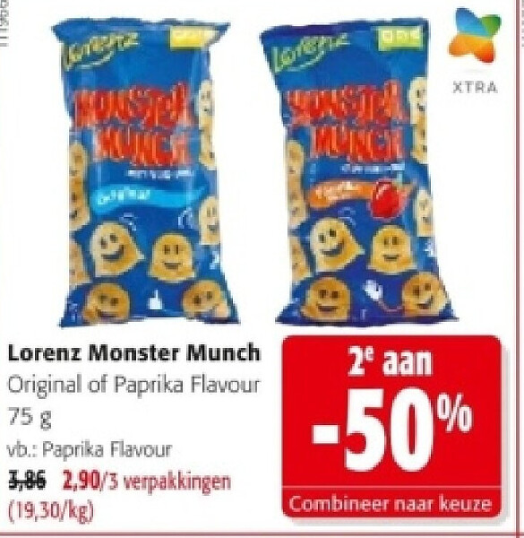 Lorenz Monster Munch Paprika Flavour