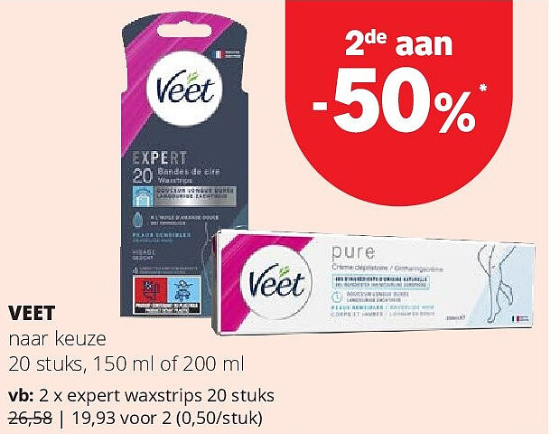 VEET expert waxstrips 20 stuks