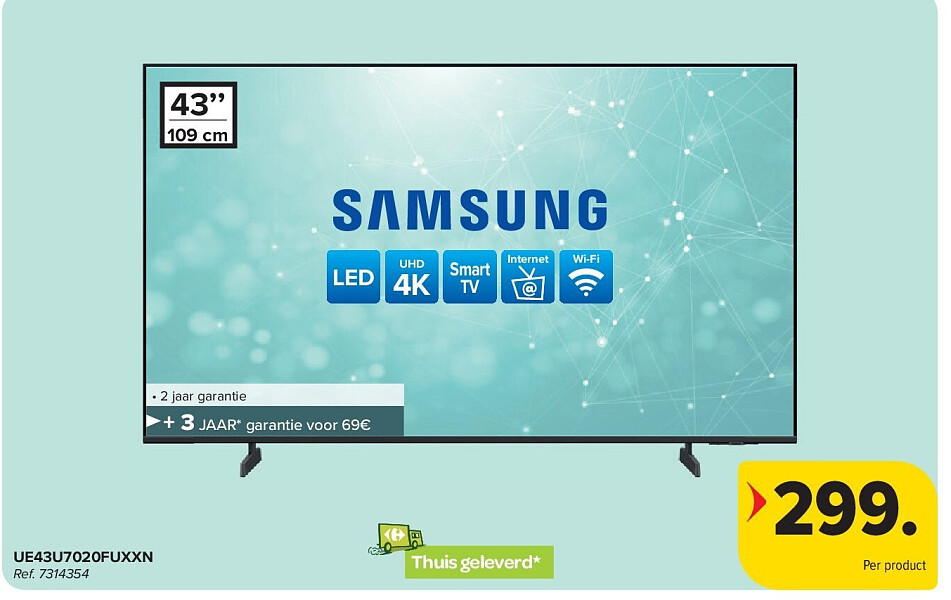 SAMSUNG UE43U7020FUXXN LED TV