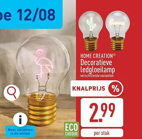 Decoratieve ledgloeilamp