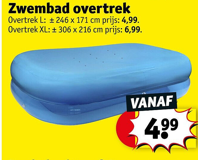 Zwembad overtrek