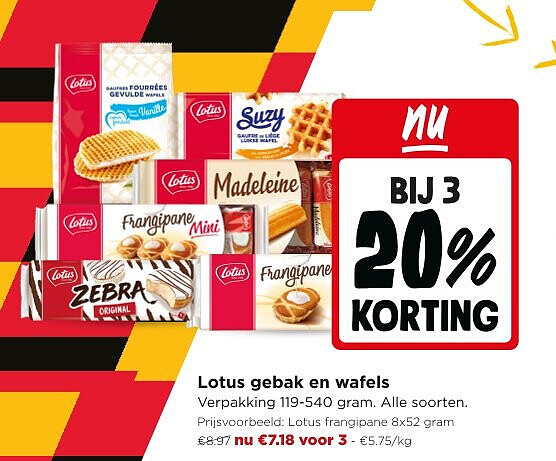 Lotus gebak en wafels
