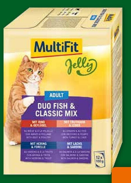 Adult Jelly Duo Classic vis 12 x 100 g