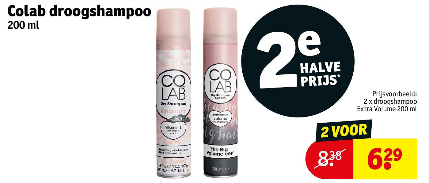 Colab droogshampoo