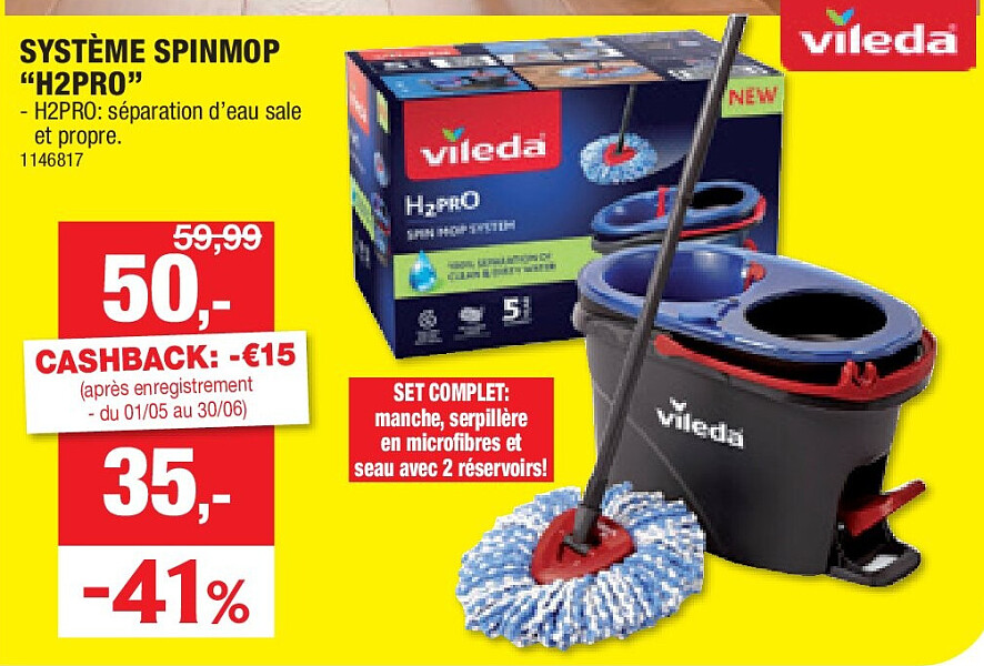 SYSTÈME SPINMOP “H2PRO”