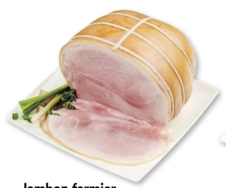 Jambon fermier à l’ancienne artisanal, jambon cœur grillé, fines herbes, romarin ou ail des ours