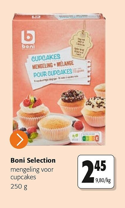 Boni Selection mengeling voor cupcakes 250 g